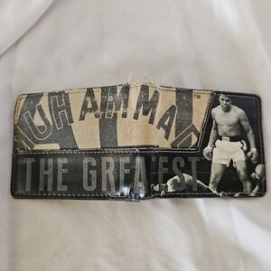 Muhammad Ali Black and Tan Wallet